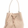 Bags * | Embossment Bucket Bag Synthetic Love Moschino Opening Sales Nude