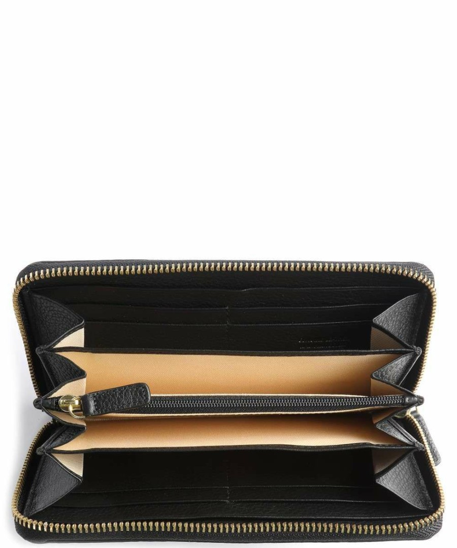 Accessories * | Marmolada Rfid Wallet Grained Calfskin Brics New Black