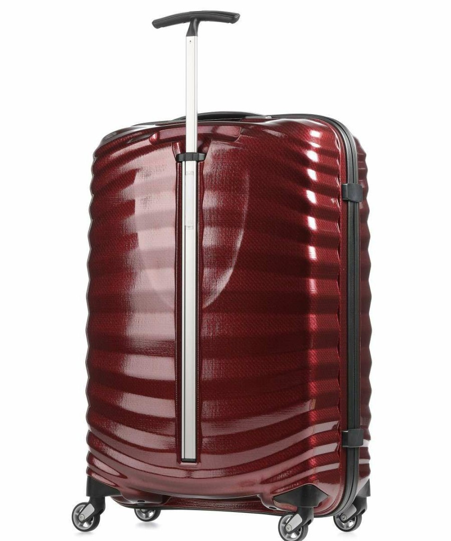 Luggage * | Lite-Shock Spinner (4 Wheels) 69 Cm Samsonite Cheap Dark Red