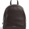 Backpacks * | Rosie Backpack Grained Leather Coccinelle Cheap Mahogany