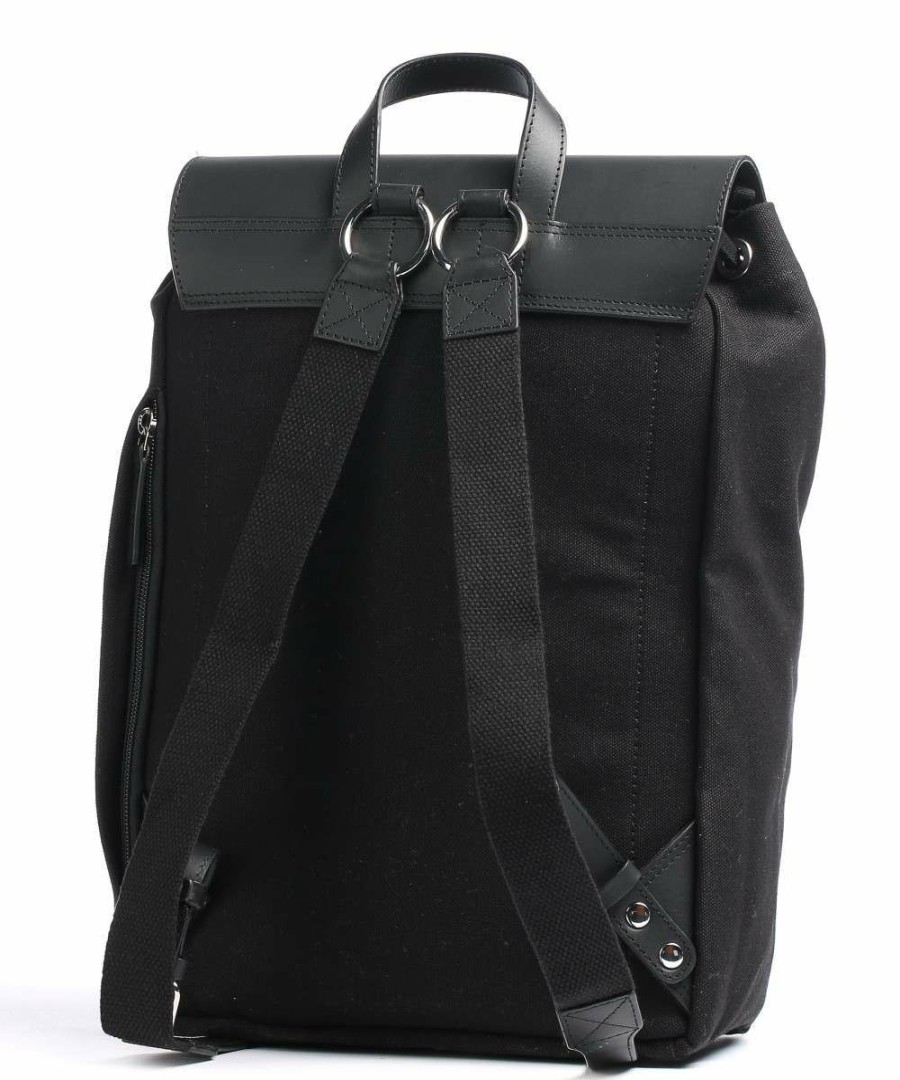 Backpacks * | Grand Canvas Alva Backpack 13 Organic Cotton Sandqvist Excellent Quality Black