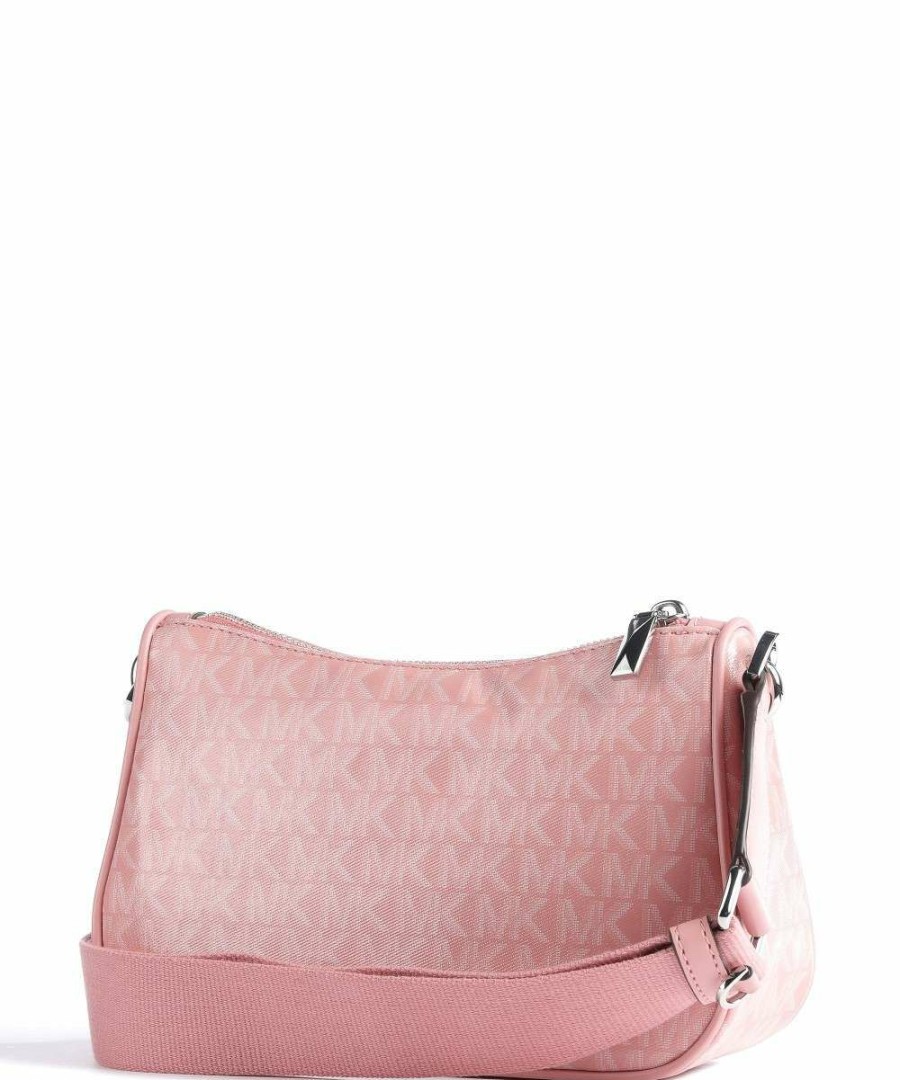 Bags * | Jet Set Crossbody Bag Synthetic, Cotton Michael Kors Exclusive Design Rose