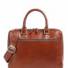 Business & Laptop * | Cambridge Briefcase 13 Pull-Up Cow Leather Leonhard Heyden Official Cognac