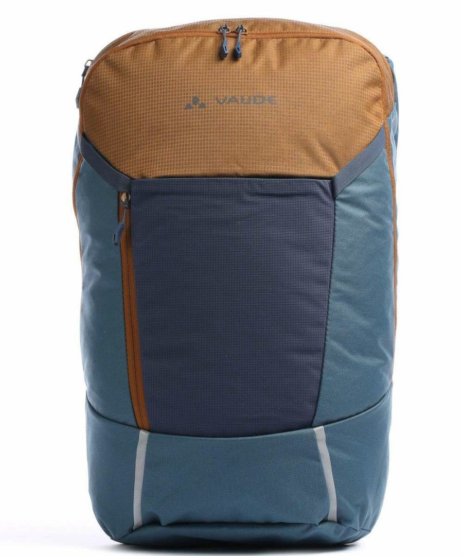 Backpacks * | Cycle Ii 20 Qmr 2.0 Luggage Bag Recycled Polyester Vaude Crazy Deals Blue/Brown