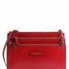 Bags * | Rustici Crossbody Bag Fine Grain Cow Leather The Bridge Promotion Red