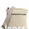 Bags * | Catch Crossbody Bag Recycled Polyester, Recycled Polyamide Boss New Beige