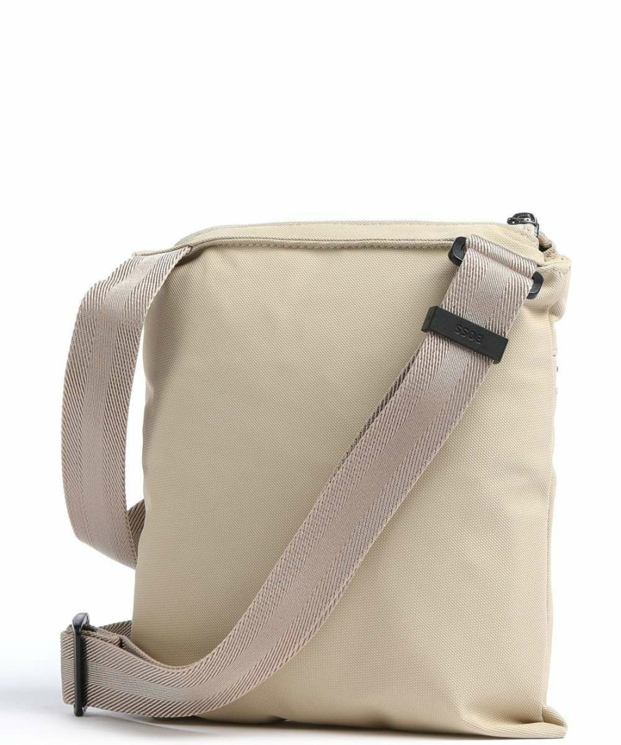 Bags * | Catch Crossbody Bag Recycled Polyester, Recycled Polyamide Boss New Beige