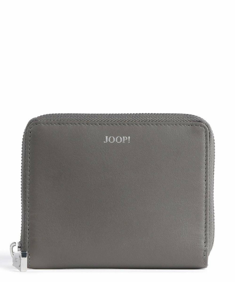 Accessories * | Sofisticato 1.0 Nisa Rfid Wallet Fine Grain Leather Joop! Discount Sale Dark Grey