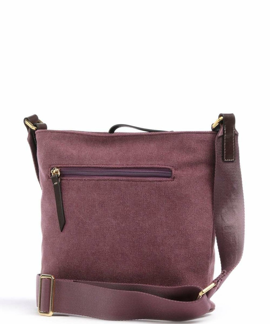 Bags * | Sorrento Crossbody Bag Canvas Brics Promotion Berry