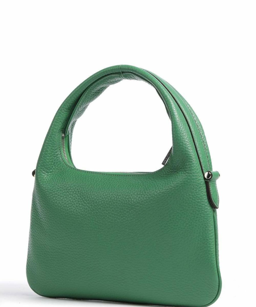 Bags * | Iconic Tracy Shoulder Bag Grained Leather Decadent Copenhagen Best Sellers Green