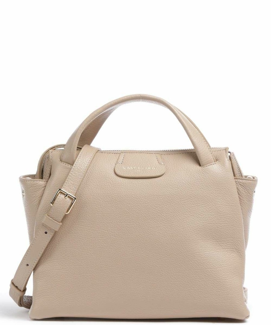 Bags * | Dune Handbag Grained Cow Leather Lancaster Discount Sale Beige