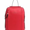 Business & Laptop * | Circle Laptop Backpack 14 Grained Cow Leather Piquadro Excellent Quality Red