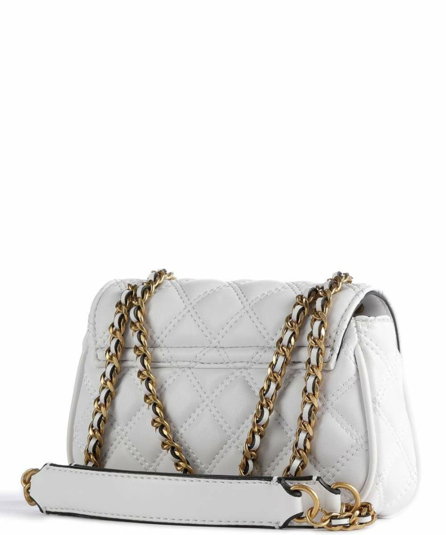 Bags * | Giully Crossbody Bag Synthetic Guess Sale Online White