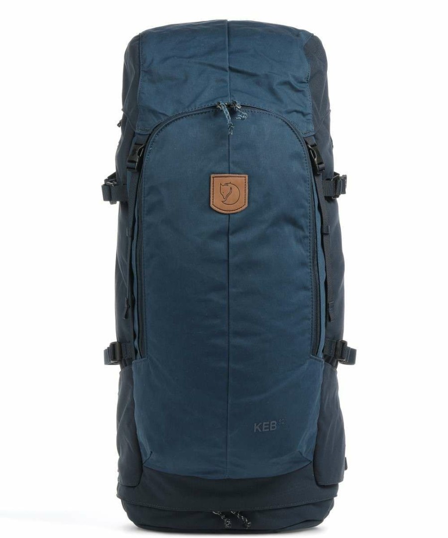 Backpacks * | Keb 52 Trekking Backpack Polyamide, Organic Cotton, Recycled Polyester Fjallraven Shop Navy