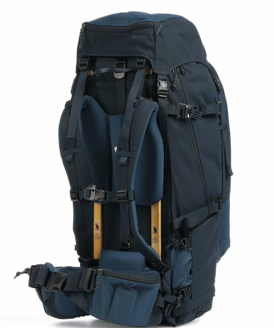 Backpacks * | Keb 52 Trekking Backpack Polyamide, Organic Cotton, Recycled Polyester Fjallraven Shop Navy