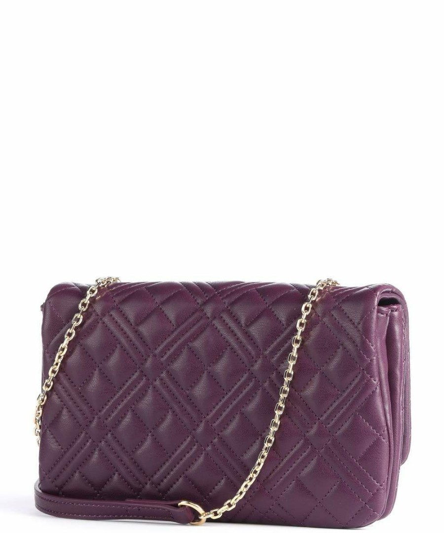 Bags * | Evening Crossbody Bag Synthetic Love Moschino Cheap Plum