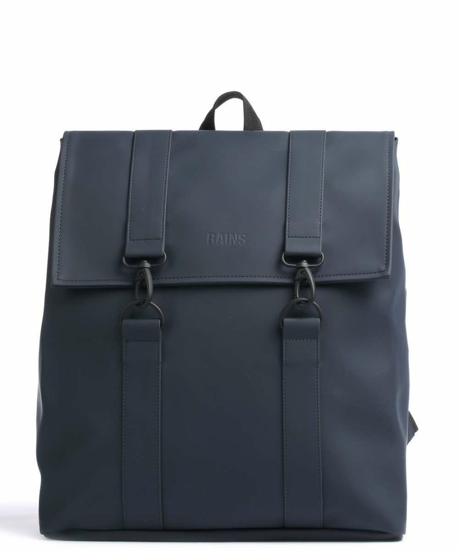 Backpacks * | Msn Backpack 13 Polyester, Polyurethane Rains Shop Navy