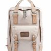 Backpacks * | Go Wild Macaroon Backpack 14 Recycled Nylon Doughnut Opening Sales Ivory