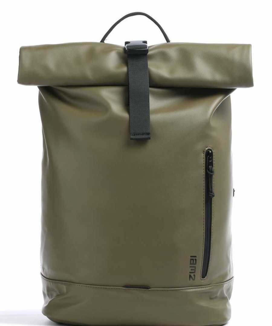 Backpacks * | Cargo Car250 Rolltop Backpack 14 Polyurethane Zwei Exclusive Design Olive-Green