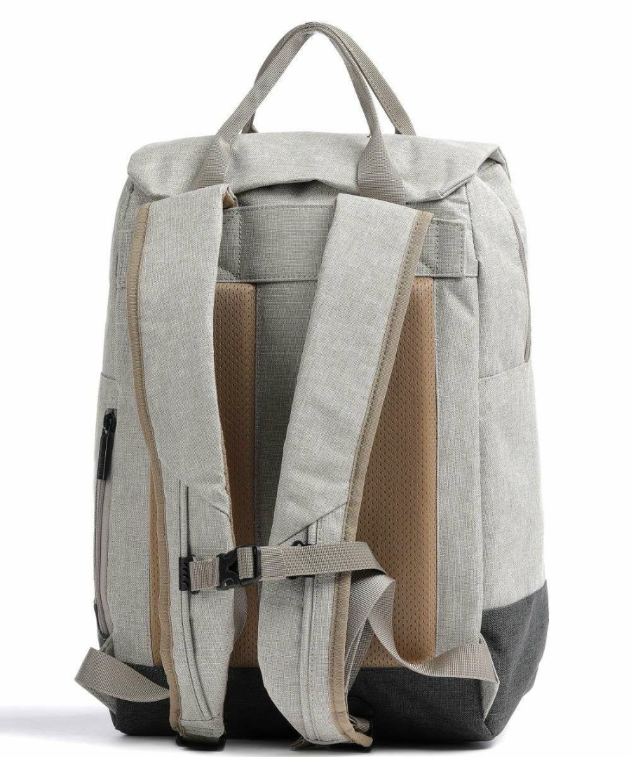 Backpacks * | Benno Be160 Backpack 13 Polyester Zwei Opening Sales Beige