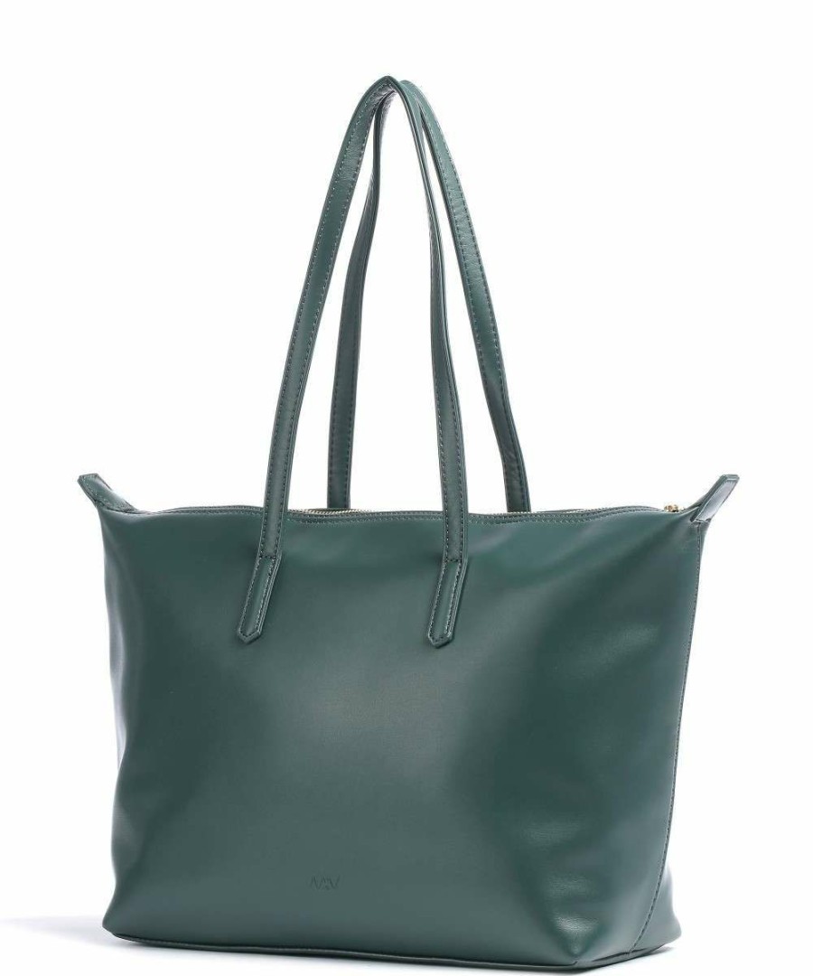 Bags * | Loom Abbi Tote Bag Synthetic Matt & Nat Low Price Dark Green