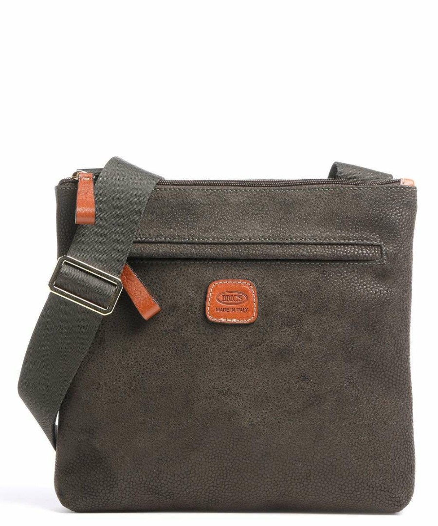 Bags * | Life Crossbody Bag Cotton Brics Sale Online Olive-Green