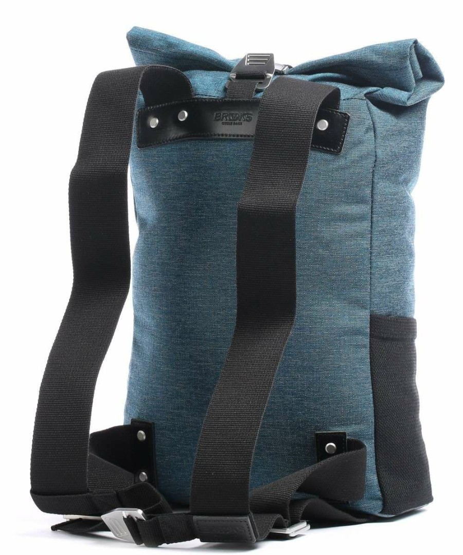 Business & Laptop * | Pickwick Small Tex Rolltop Backpack Nylon Brooks England Opening Sales Petrol