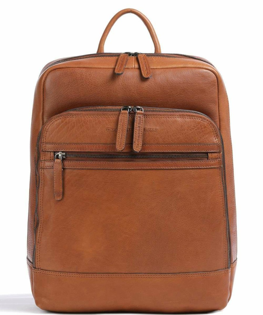 Backpacks * | Hayden Backpack 15.6 Fine Grain Cow Leather The Chesterfield Brand Store Cognac