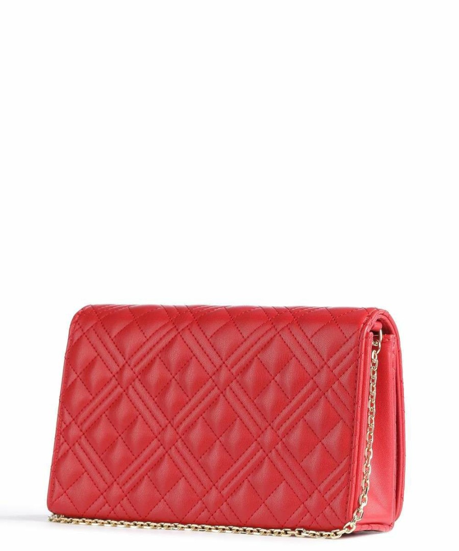 Bags * | Evening Crossbody Bag Synthetic Love Moschino Cheap Red