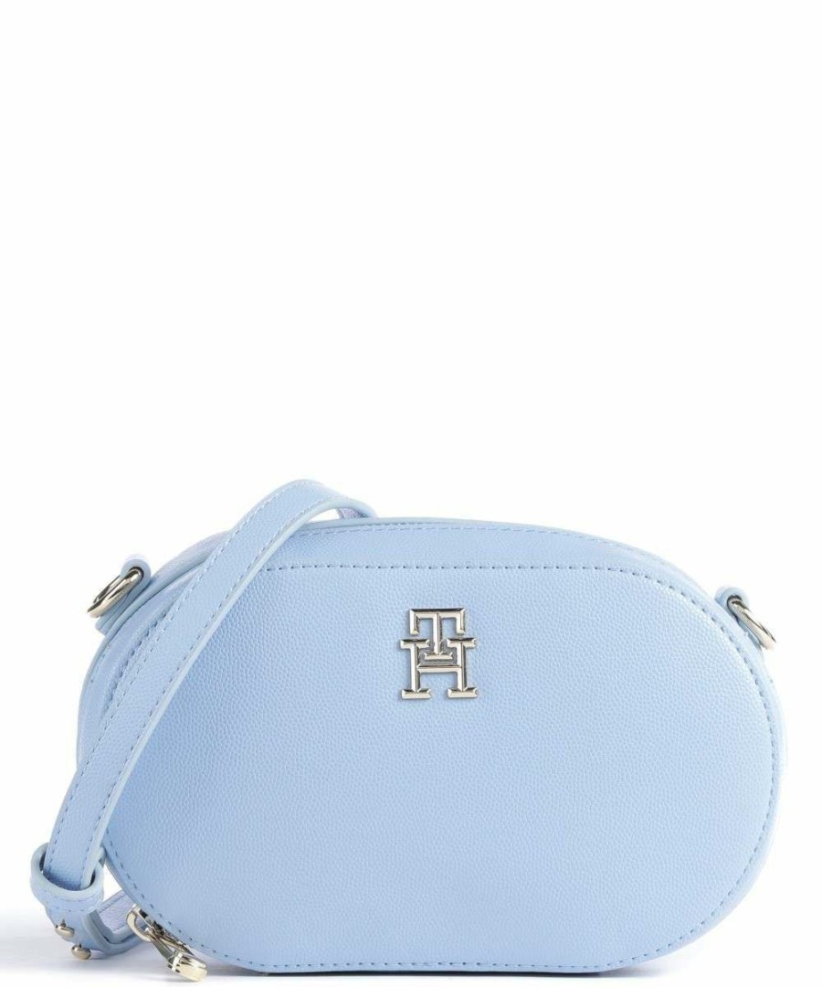 Bags * | Th Timeless Crossbody Bag Synthetic Tommy Hilfiger Store Light Blue