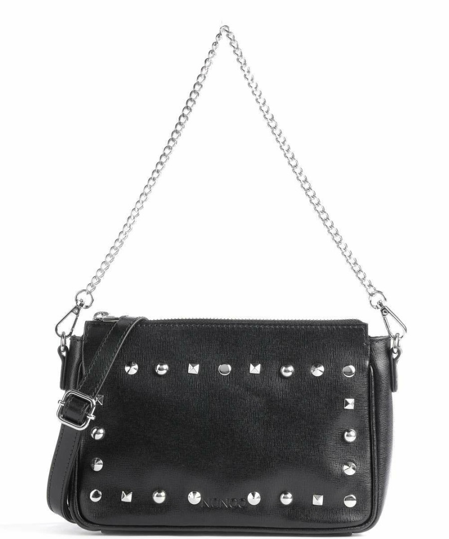 Bags * | Florence Cami Rovet Crossbody Bag Fine Grain Leather Nunoo Shop Black