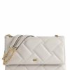 Bags * | Willow Crossbody Bag Lamb Leather Dkny Sale Online Light Grey