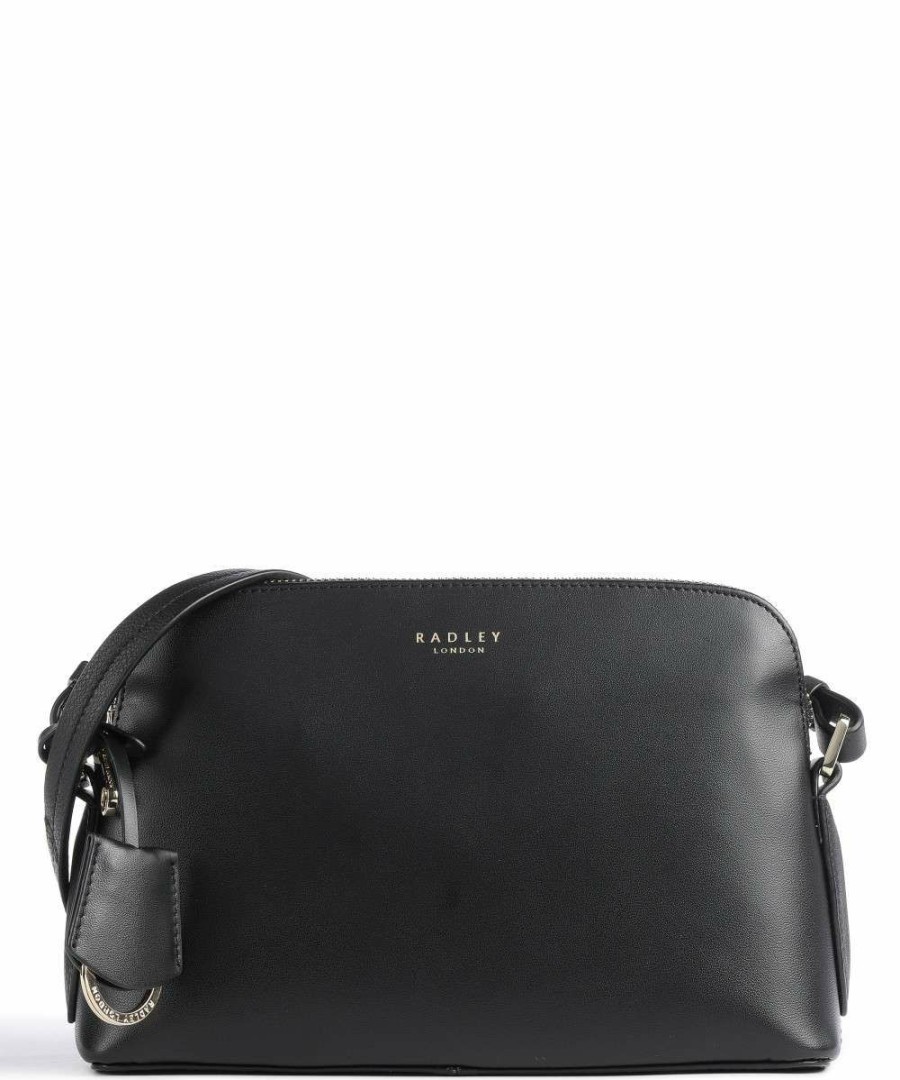 Bags * | Liverpool Street 2.0 Crossbody Bag Fine Grain Leather Radley London Sale Online Black