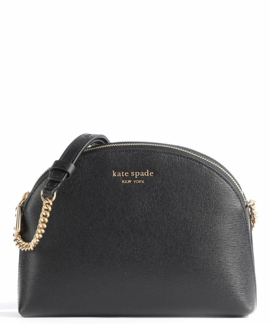 Bags * | Morgan Crossbody Bag Saffiano Leather Kate Spade New York Official Black