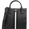 Bags * | Carol Handbag Saffiano Cow Leather Dkny Low Price Black