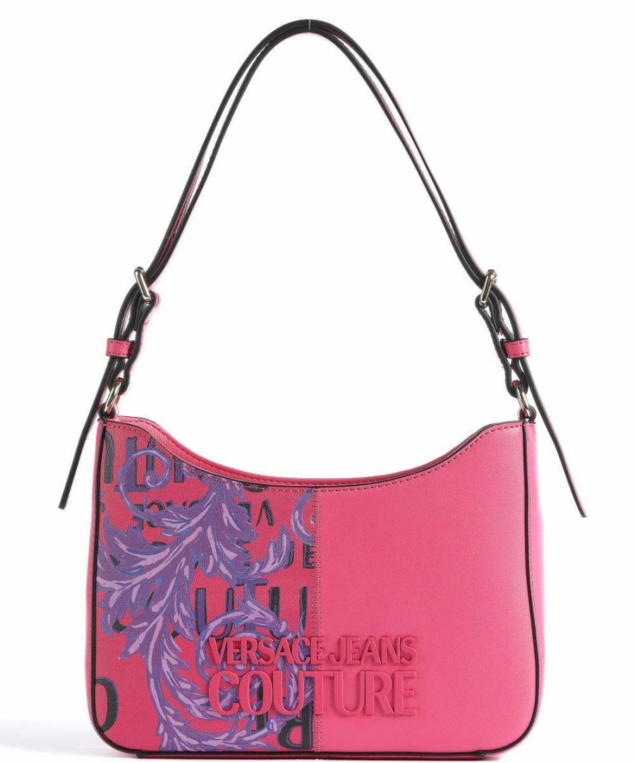 Bags * | Rock Cut Shoulder Bag Synthetic Versace Jeans Couture Discount Sale Pink