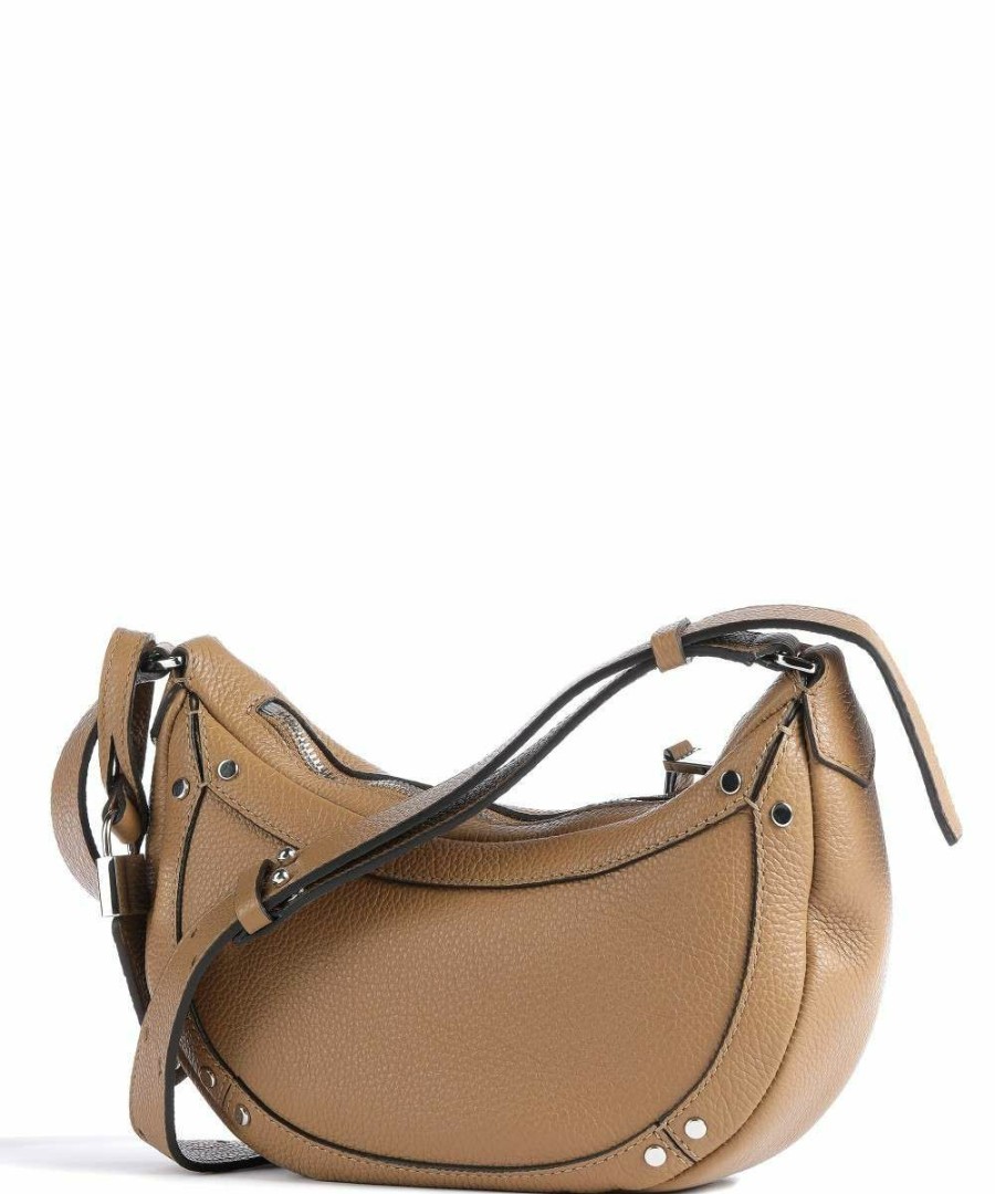 Bags * | Ivy Crossbody Bag Grained Cow Leather Boss Cheap Light Brown