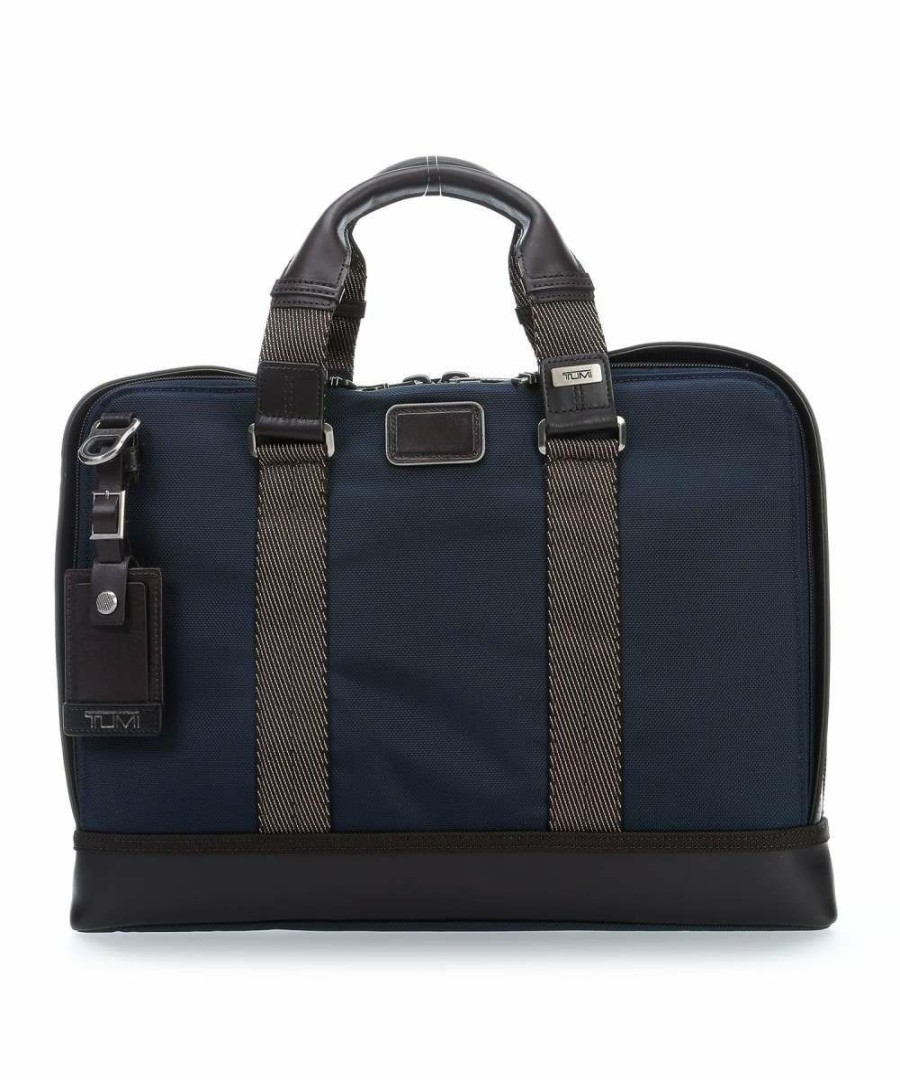 Business & Laptop * | Alpha Bravo Andrews Briefcase 15 Ballistic Nylon Tumi Shop Navy