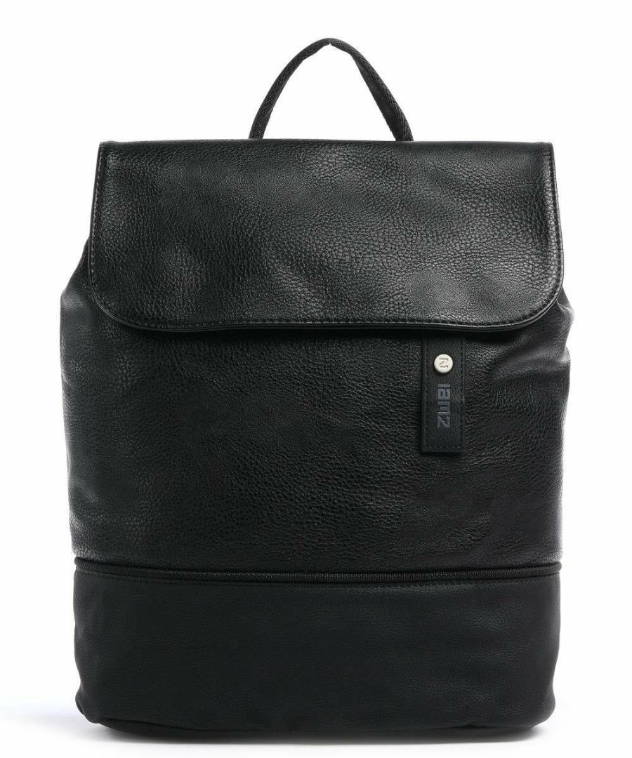 Backpacks * | Jana Jr13 Backpack Synthetic Zwei Store Black