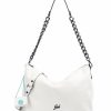 Bags * | Bogota Mirea L Hobo Bag Grained Calfskin Gabs Excellent Quality White