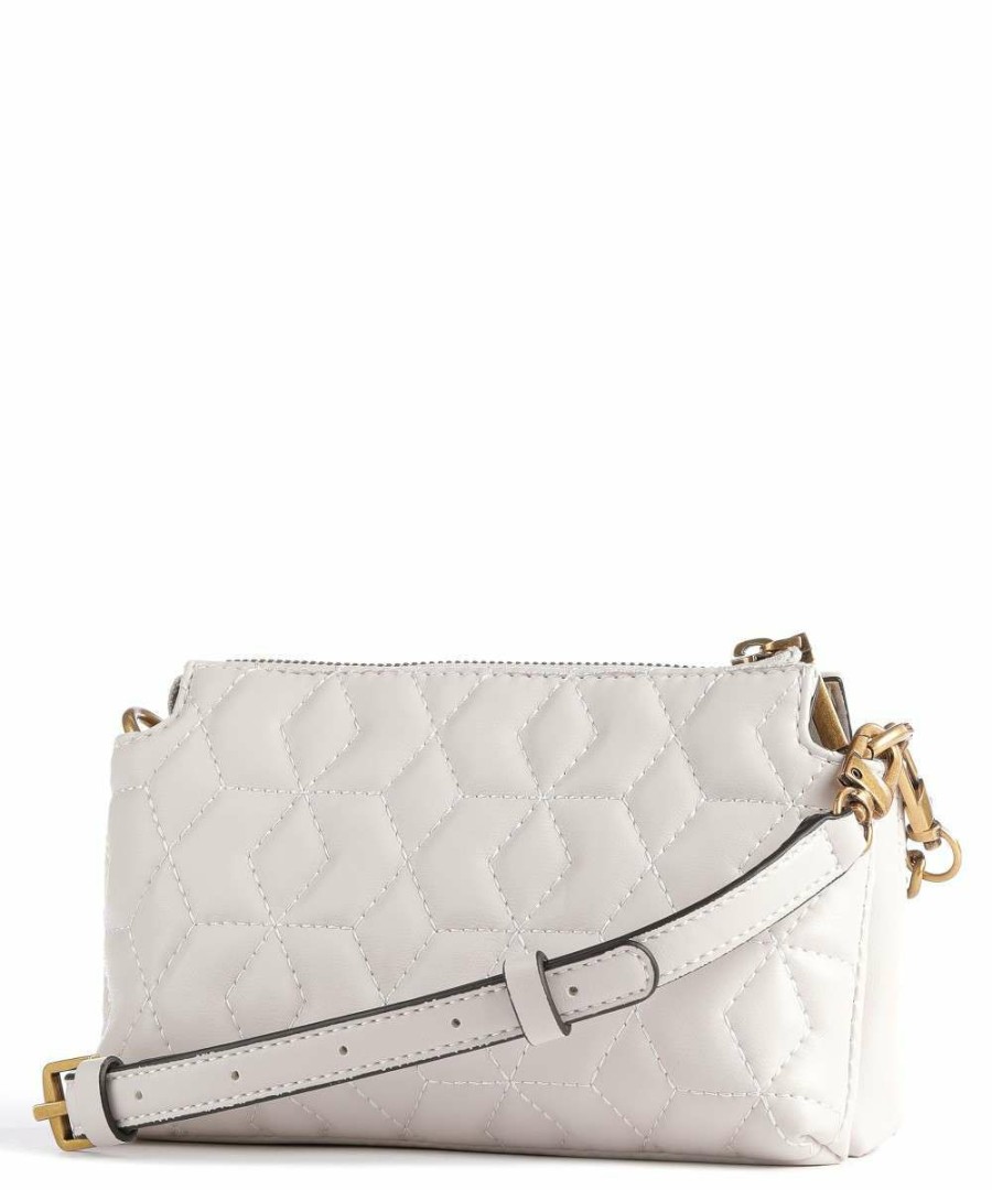 Bags * | Elenia Crossbody Bag Synthetic Guess Shop Ivory