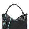 Bags * | Icon Veronica M Handbag Grained Calfskin Gabs Best Sellers Black