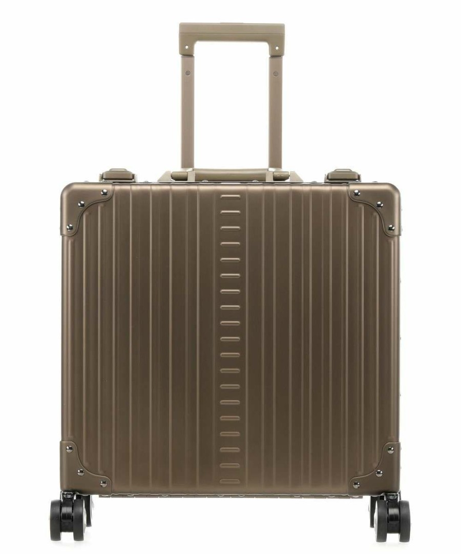 Luggage * | 17 Deluxe Spinner (4 Wheels) 44 Cm Aleon Discount Online Champagne