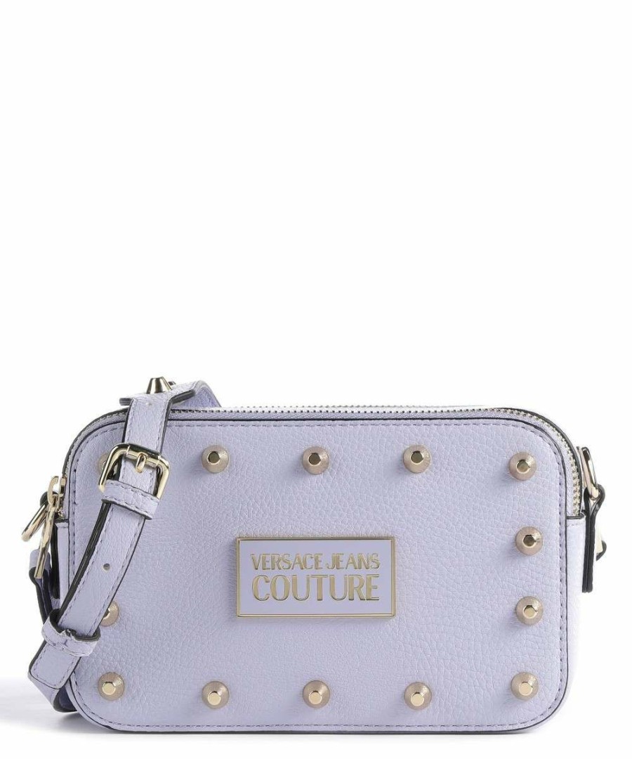 Bags * | Studded Attitude Crossbody Bag Synthetic Versace Jeans Couture Exclusive Design Lavender