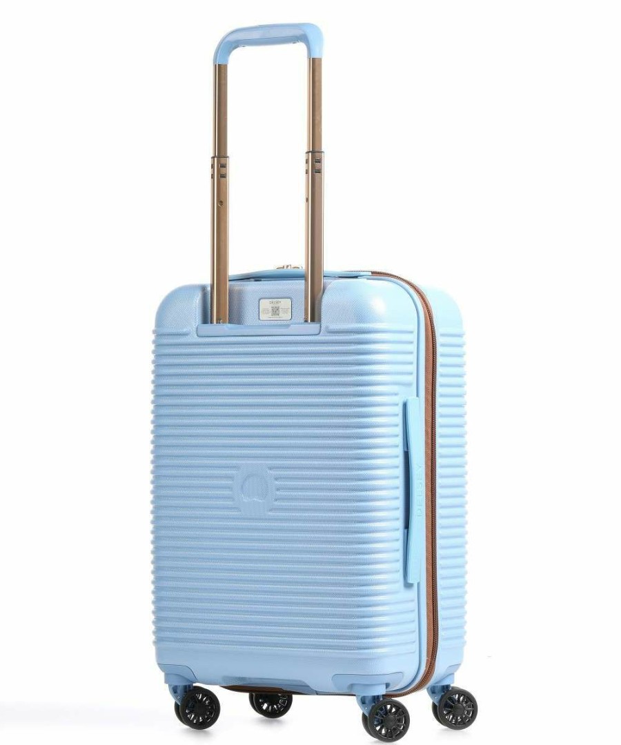 Luggage * | Freestyle Spinner (4 Wheels) 55 Cm Delsey Excellent Quality Light Blue