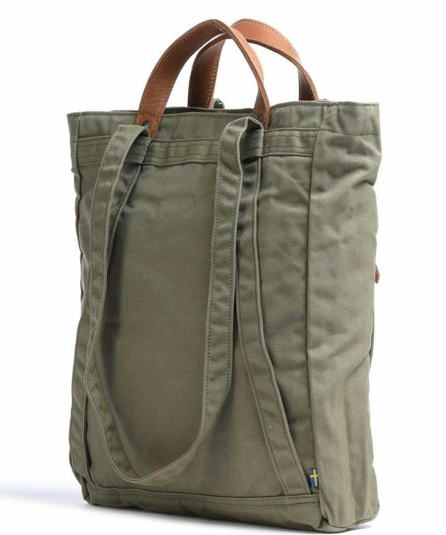 Backpacks * | No.1 Tote Bag Cotton, Polyester Fjallraven Official Olive-Green