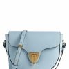 Bags * | Beat Soft Crossbody Bag Grained Leather Coccinelle Clearance Aqua