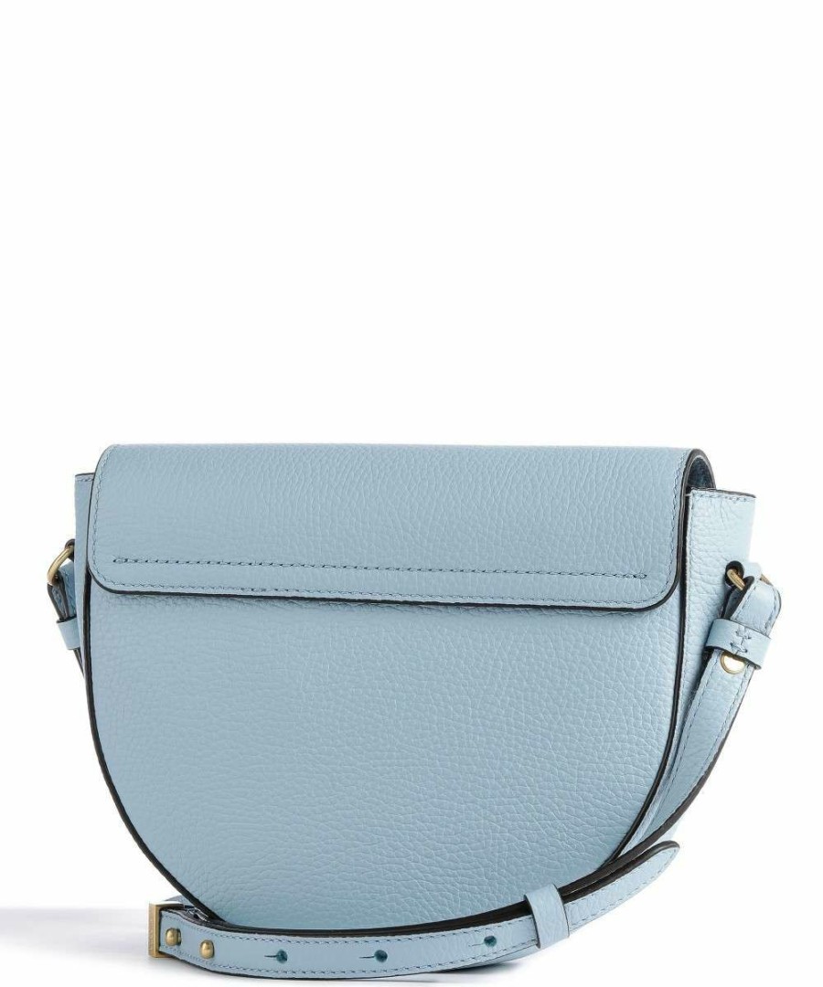 Bags * | Beat Soft Crossbody Bag Grained Leather Coccinelle Clearance Aqua