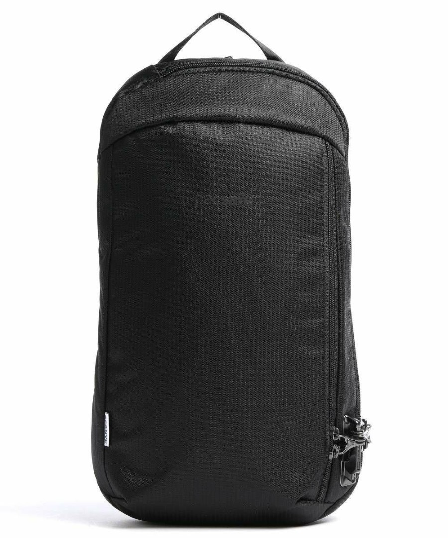 Backpacks * | Vibe 325 Sling Bag Econyl Nylon Pacsafe Latest Black