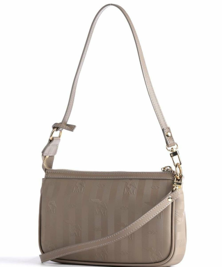 Bags * | Vinerus Missy Crossbody Bag Canvas Maison Mollerus Cheap Taupe